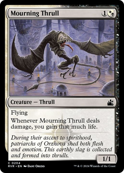 Mourning Thrull in the group Magic the Gathering / Types / Colors / Multicolors / B, W at Proxyprinters.com (5497)