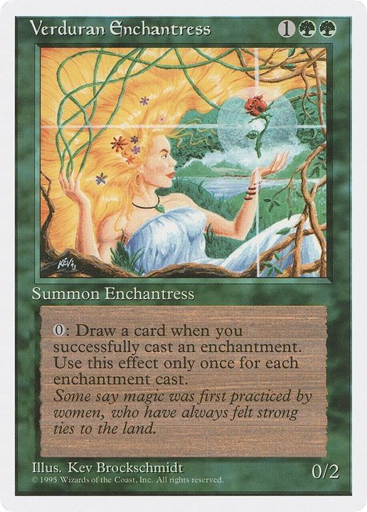 Verduran Enchantress in the group Magic the Gathering / Types / Creatures / Human at Proxyprinters.com (54971)