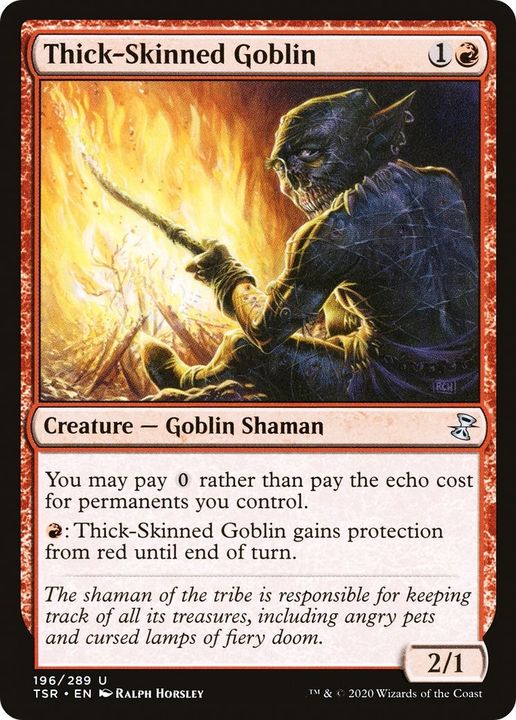 Thick-Skinned Goblin in the group Magic the Gathering / Sets / Time Spiral Remastered at Proxyprinters.com (54999)