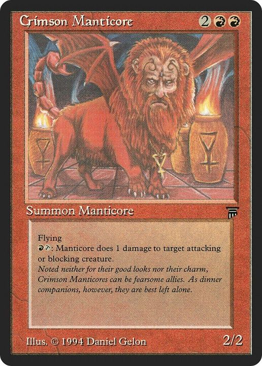 Crimson Manticore in the group Magic the Gathering / Sets / Legends at Proxyprinters.com (55001)