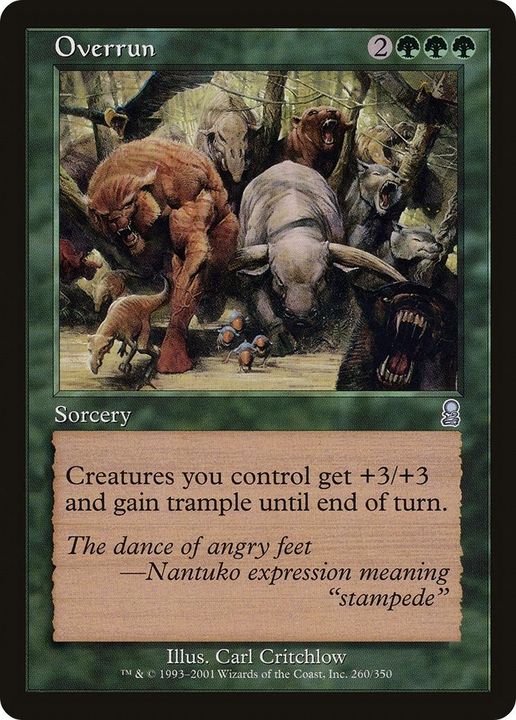 Overrun in the group Magic the Gathering / Types / Colors / Green at Proxyprinters.com (55008)