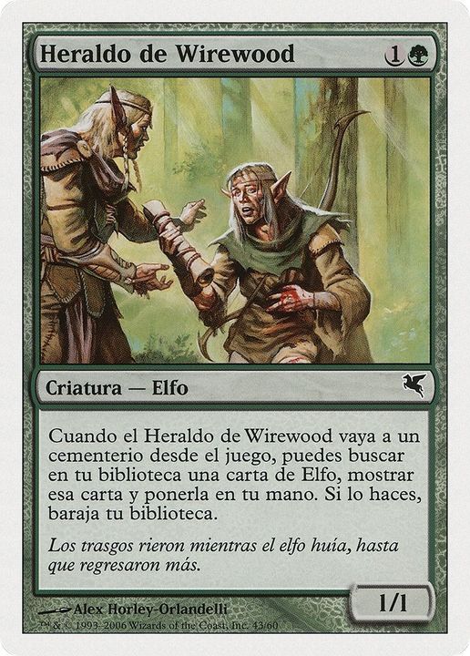 Wirewood Herald in the group Magic the Gathering / Types / Creatures / Elf at Proxyprinters.com (55038)