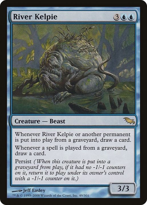 River Kelpie in the group Magic the Gathering / Types / Colors / Blue at Proxyprinters.com (55045)