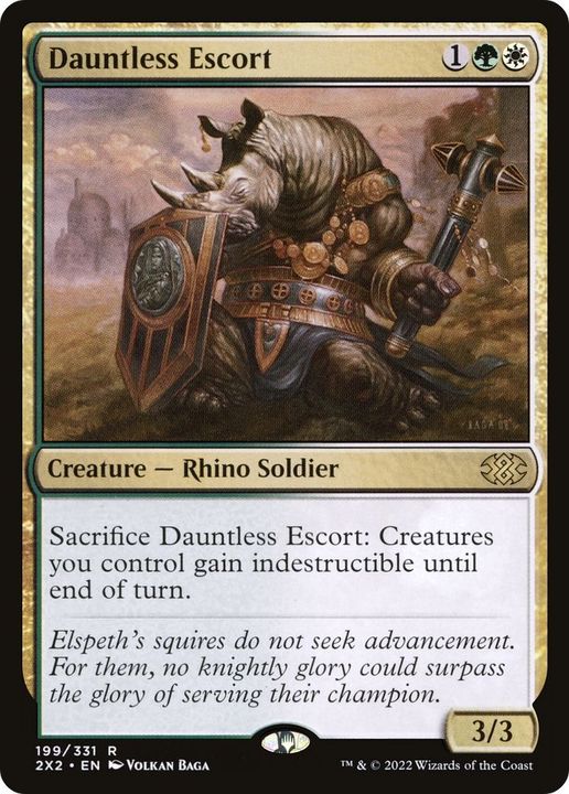 Dauntless Escort in the group Magic the Gathering / Types / Colors / Multicolors / G, W at Proxyprinters.com (55046)