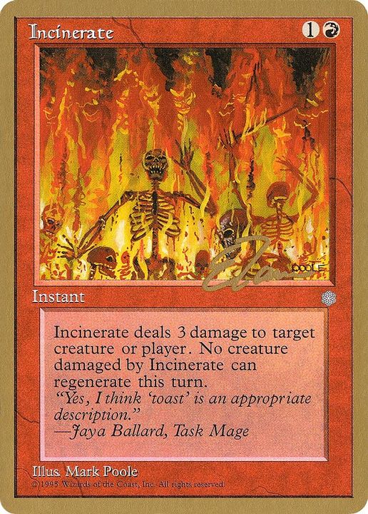 Incinerate in the group Magic the Gathering / Types / Colors / Red at Proxyprinters.com (5505)