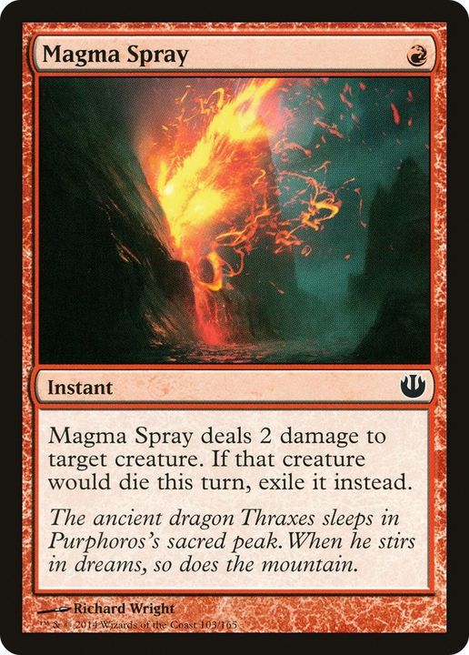 Magma Spray in the group Magic the Gathering / Types / Colors / Red at Proxyprinters.com (55053)