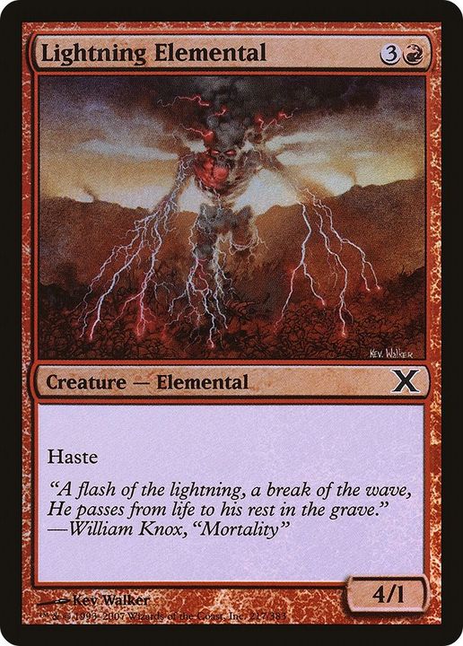 Lightning Elemental in the group Magic the Gathering / Types / Colors / Red at Proxyprinters.com (5506)