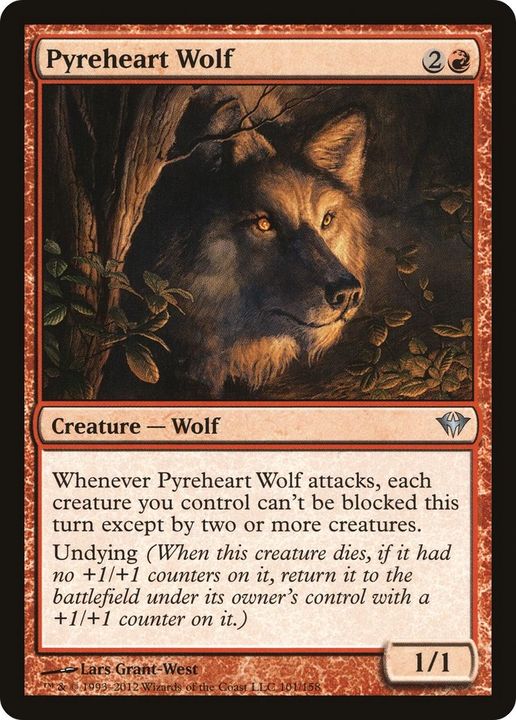 Pyreheart Wolf in the group Magic the Gathering / Types / Colors / Red at Proxyprinters.com (55076)