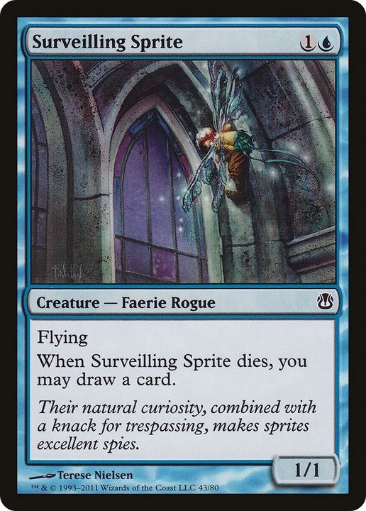 Surveilling Sprite in the group Magic the Gathering / Types / Colors / Blue at Proxyprinters.com (55079)