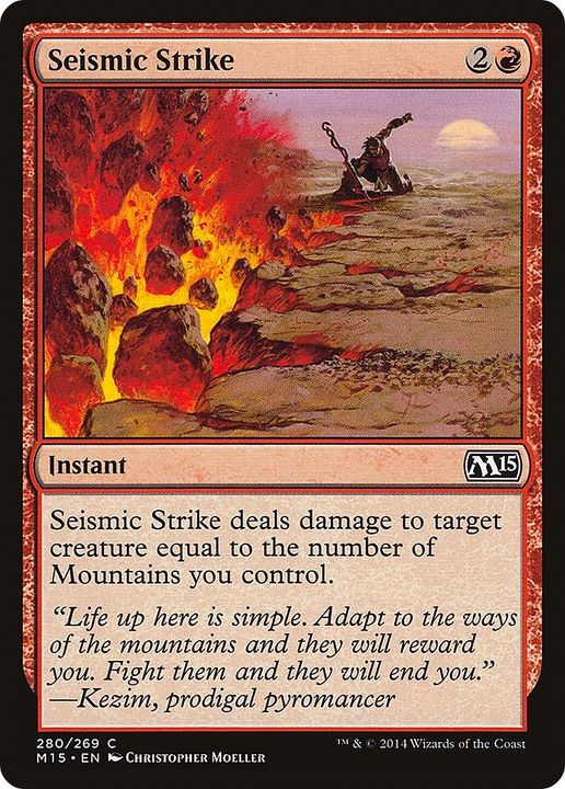 Seismic Strike in the group Magic the Gathering / Types / Colors / Red at Proxyprinters.com (55087)