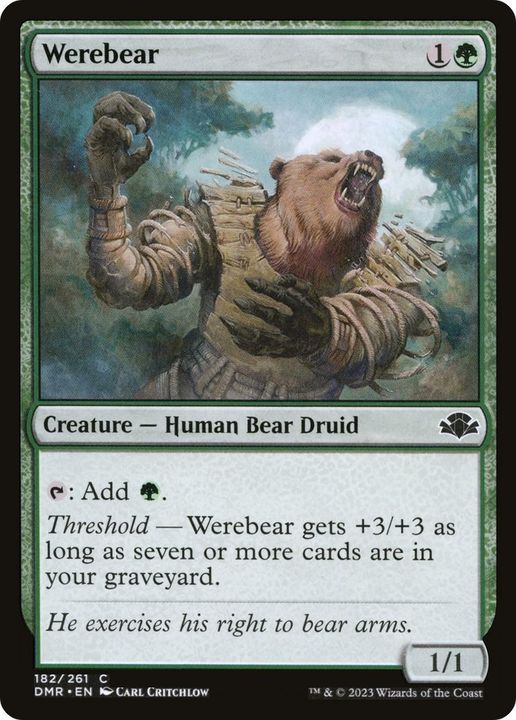 Werebear in the group Advanced search at Proxyprinters.com (55100)