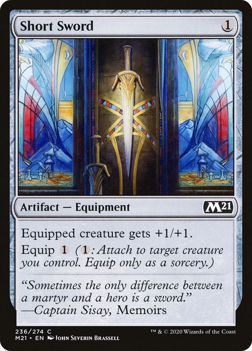 Short Sword in the group Magic the Gathering / Sets / Core Set 2021 at Proxyprinters.com (55114)