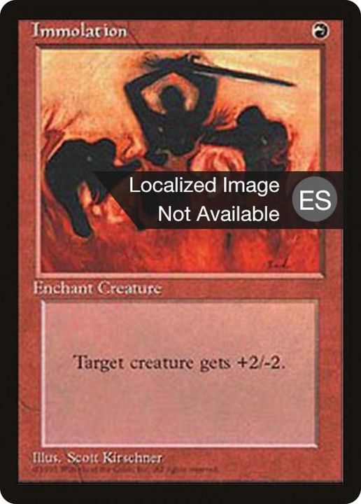 Immolation in the group Magic the Gathering / Types / Colors / Red at Proxyprinters.com (55119)