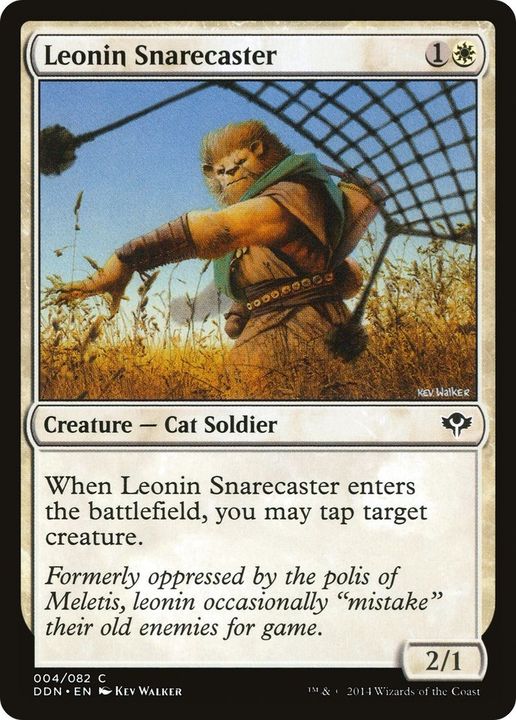 Leonin Snarecaster in the group Magic the Gathering / Types / Colors / White at Proxyprinters.com (55122)