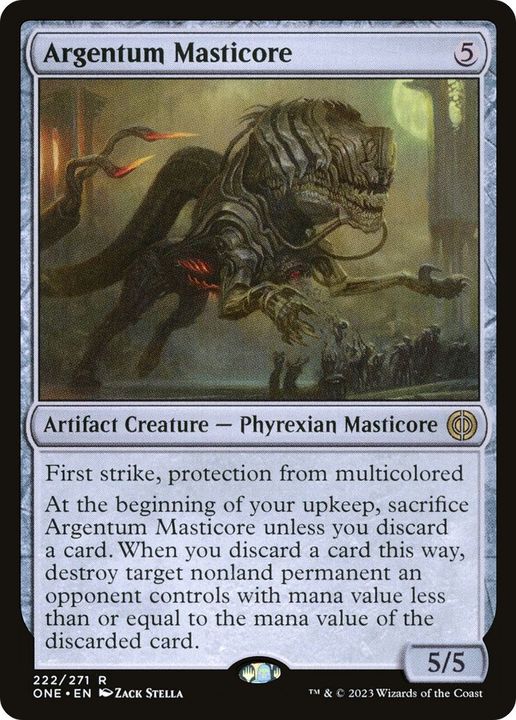 Argentum Masticore in the group Magic the Gathering / Types / Colors / Colorless at Proxyprinters.com (55125)