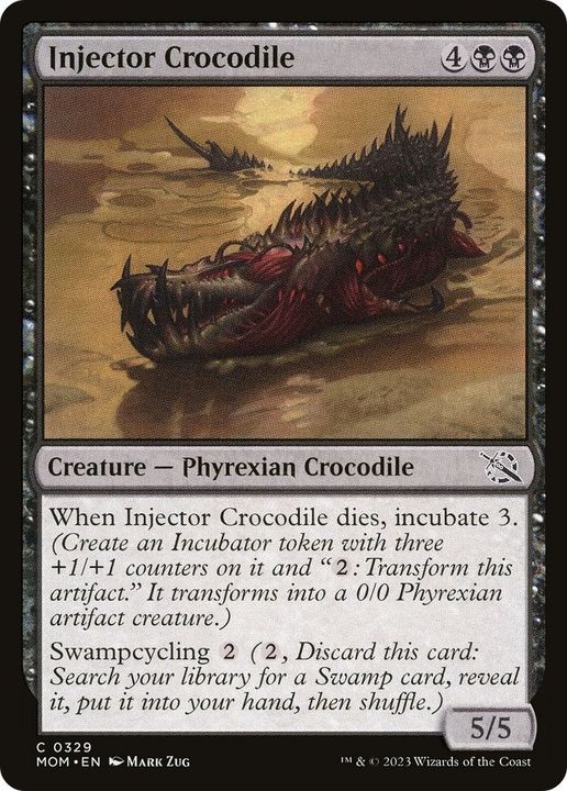 Injector Crocodile in the group Magic the Gathering / Types / Colors / Black at Proxyprinters.com (55137)