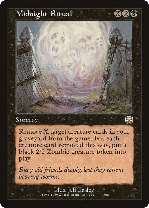 Midnight Ritual in the group Magic the Gathering / Types / Colors / Black at Proxyprinters.com (5514)