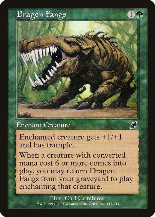 Dragon Fangs in the group Magic the Gathering / Types / Colors / Green at Proxyprinters.com (55149)