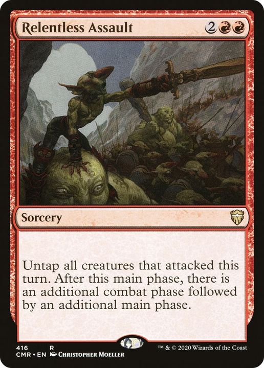 Relentless Assault in the group Magic the Gathering / Types / Colors / Red at Proxyprinters.com (55169)