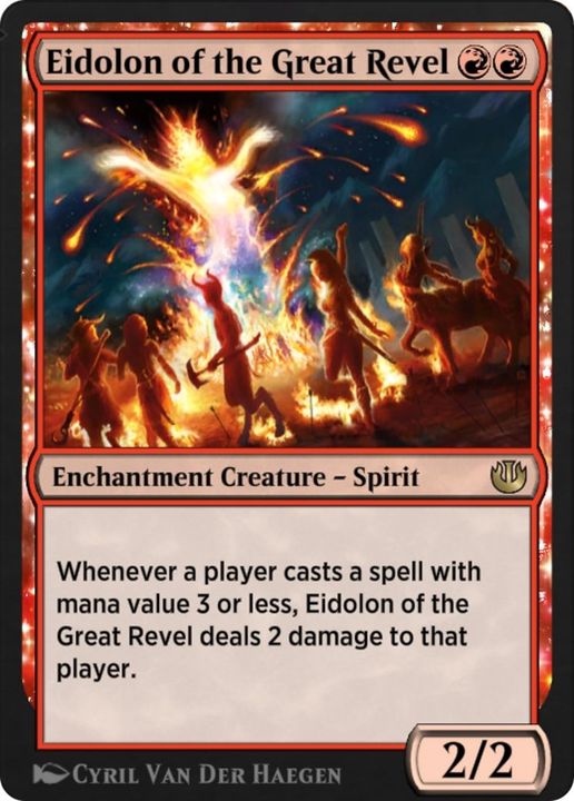 Eidolon of the Great Revel in the group Magic the Gathering / Types / Colors / Red at Proxyprinters.com (55172)