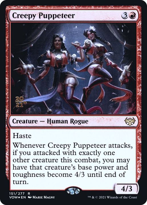 Creepy Puppeteer in the group Magic the Gathering / Sets / Innistrad: Crimson Vow Promos at Proxyprinters.com (55182)