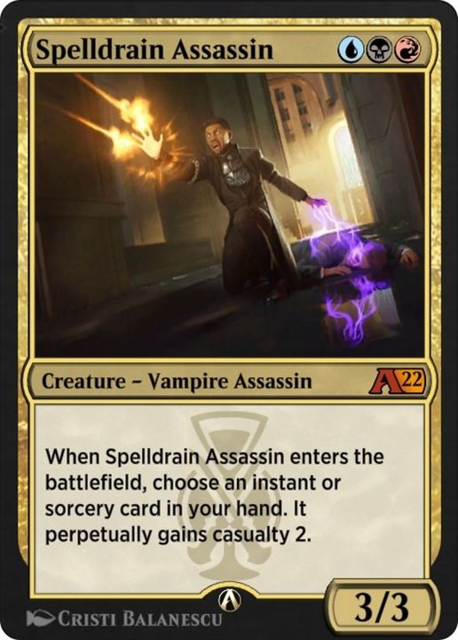 Spelldrain Assassin in the group Magic the Gathering / Types / Colors / Multicolors / B, R, U at Proxyprinters.com (55183)