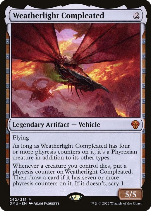 Weatherlight Compleated in the group Magic the Gathering / Types / Artifacts / Legendary Artifact at Proxyprinters.com (55189)