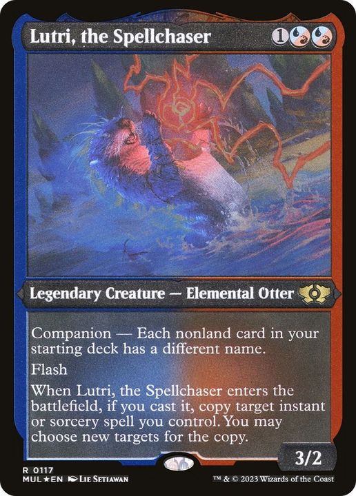 Lutri, the Spellchaser in the group Magic the Gathering / Types / Colors / Multicolors / R, U at Proxyprinters.com (55230)