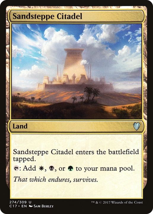 Sandsteppe Citadel in the group Magic the Gathering / Sets / Commander 2017 at Proxyprinters.com (55258)