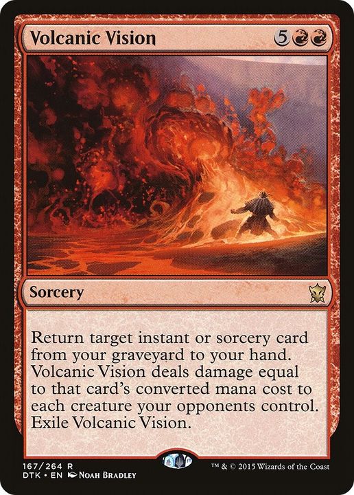 Volcanic Vision in the group Magic the Gathering / Types / Colors / Red at Proxyprinters.com (55259)