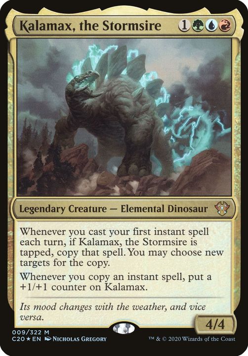 Kalamax, the Stormsire in the group Magic the Gathering / Types / Colors / Multicolors / G, R, U at Proxyprinters.com (55262)