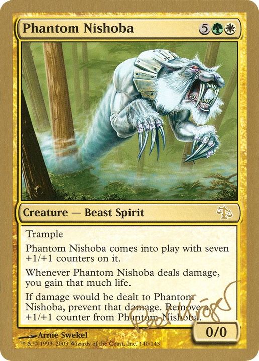 Phantom Nishoba in the group Magic the Gathering / Types / Colors / Multicolors / G, W at Proxyprinters.com (5528)