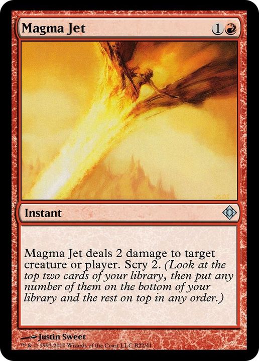 Magma Jet in the group Magic the Gathering / Types / Colors / Red at Proxyprinters.com (55286)