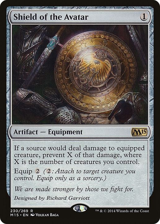 Shield of the Avatar in the group Magic the Gathering / Types / Artifacts / Artifact at Proxyprinters.com (55310)