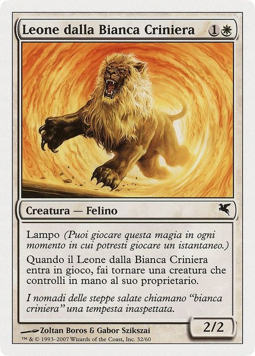 Whitemane Lion in the group Singles at Proxyprinters.com (55317)