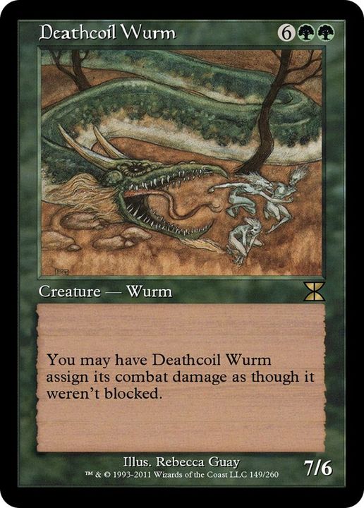 Deathcoil Wurm in the group Magic the Gathering / Types / Colors / Green at Proxyprinters.com (55320)