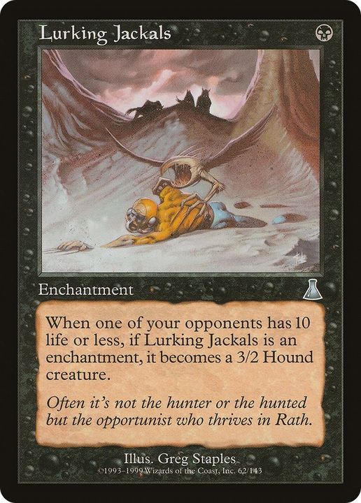 Lurking Jackals in the group Magic the Gathering / Types / Enchantment / Enchantment at Proxyprinters.com (55330)