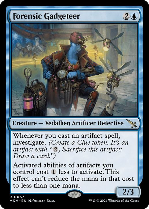 Forensic Gadgeteer in the group Magic the Gathering / Types / Colors / Blue at Proxyprinters.com (55331)