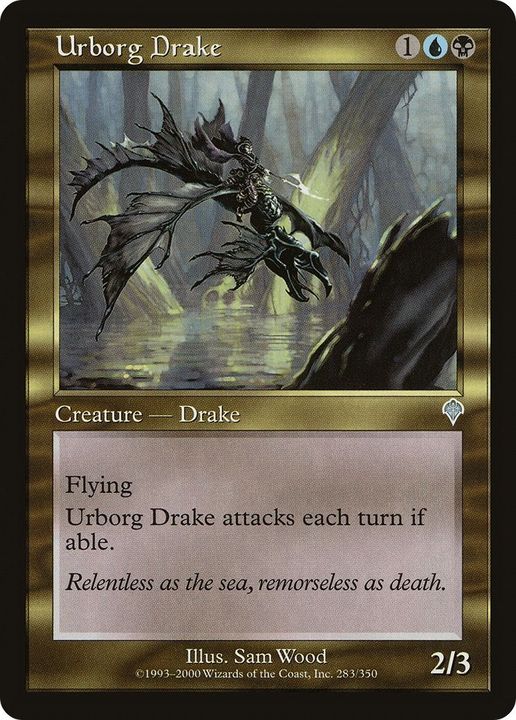 Urborg Drake in the group Magic the Gathering / Types / Colors / Multicolors / B, U at Proxyprinters.com (55332)