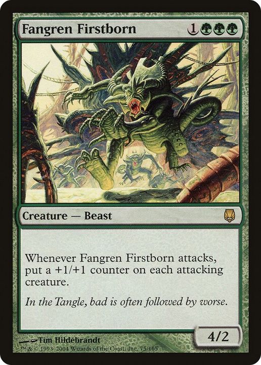 Fangren Firstborn in the group Magic the Gathering / Types / Colors / Green at Proxyprinters.com (55337)