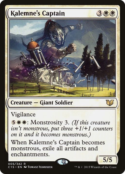 Kalemne's Captain in the group Magic the Gathering / Types / Colors / White at Proxyprinters.com (55338)