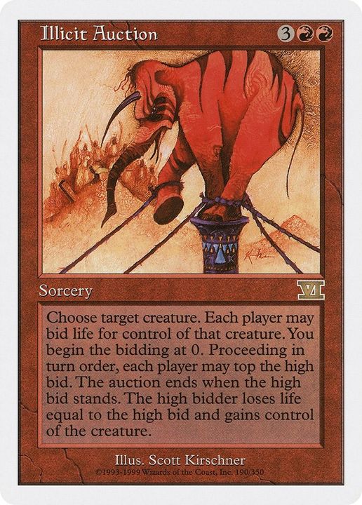 Illicit Auction in the group Magic the Gathering / Types / Colors / Red at Proxyprinters.com (55339)