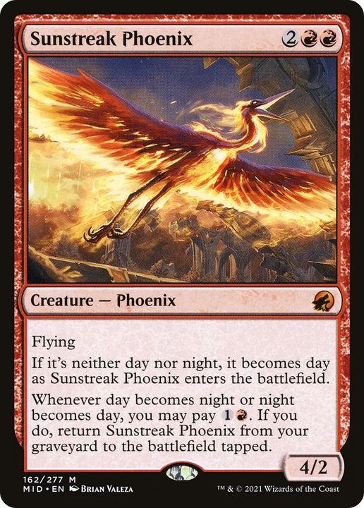 Sunstreak Phoenix in the group Magic the Gathering / Types / Colors / Red at Proxyprinters.com (55355)