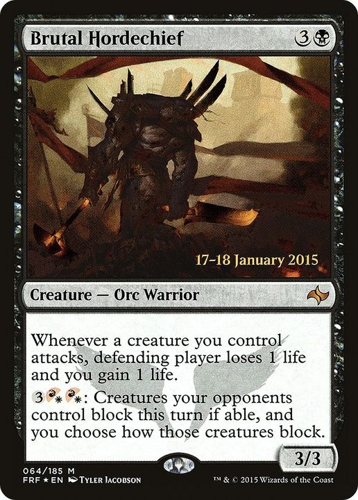 Brutal Hordechief in the group Magic the Gathering / Sets / Fate Reforged Promos at Proxyprinters.com (55377)