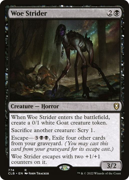 Woe Strider in the group Magic the Gathering / Types / Colors / Black at Proxyprinters.com (55383)