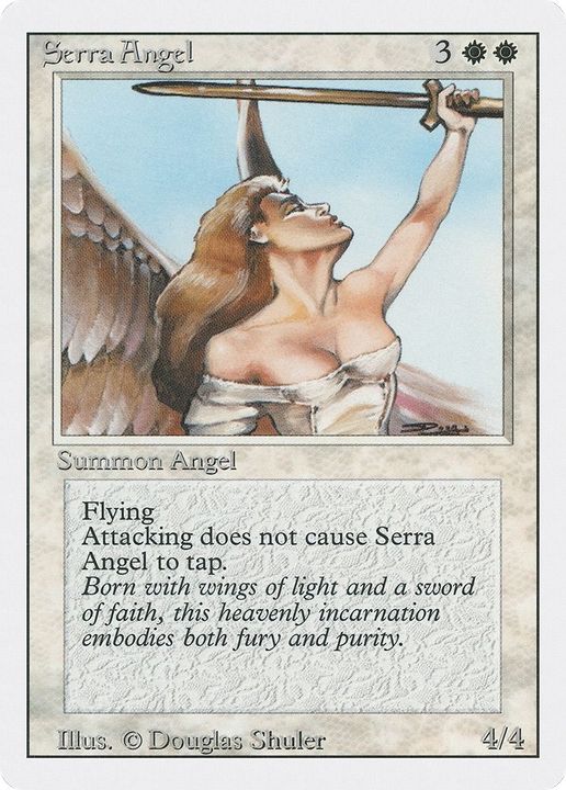 Serra Angel in the group Magic the Gathering / Types / Colors / White at Proxyprinters.com (55390)