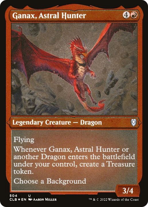 Ganax, Astral Hunter in the group Magic the Gathering / Types / Colors / Red at Proxyprinters.com (55393)