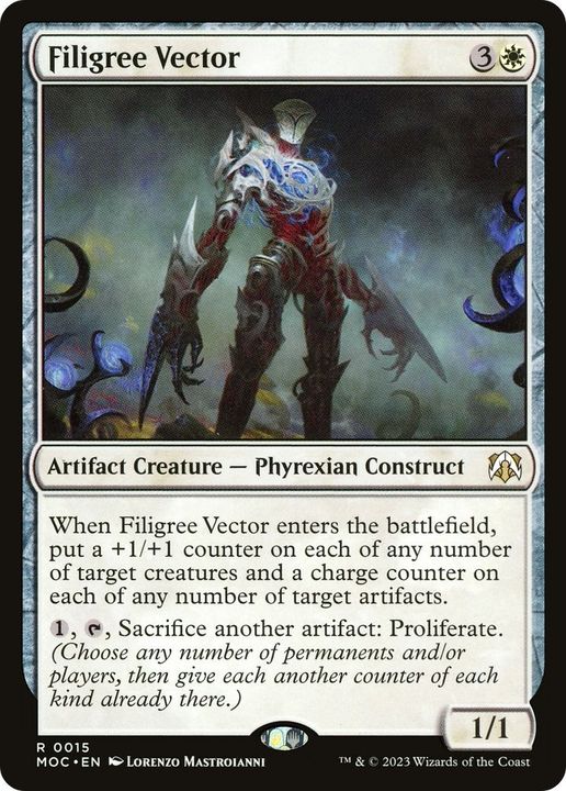 Filigree Vector in the group Magic the Gathering / Types / Colors / White at Proxyprinters.com (55395)