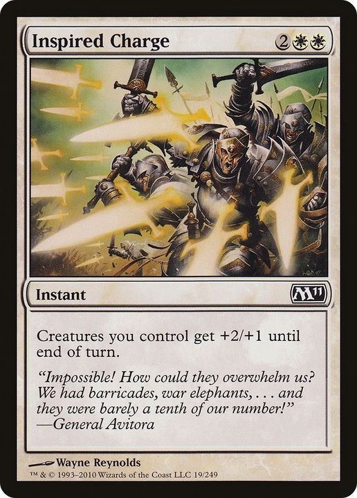 Inspired Charge in the group Magic the Gathering / Types / Colors / White at Proxyprinters.com (55424)