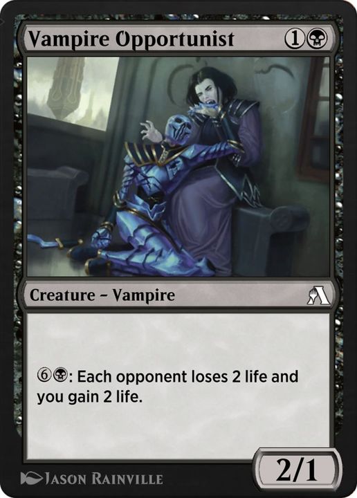 Vampire Opportunist in the group Magic the Gathering / Types / Colors / Black at Proxyprinters.com (55447)